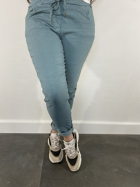 Joggjeans zeegroen +SIZE