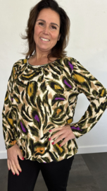 Ballon shirt met elastiek Tilly (+size)