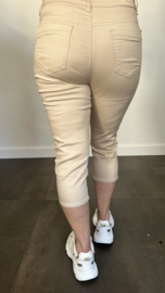 Capri stretch broek B.S. zand