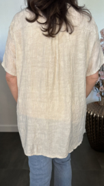 Blouse Silvi flowers Zand