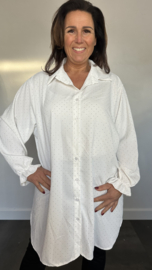 Blouse Noèlle diamant +SIZE ecru