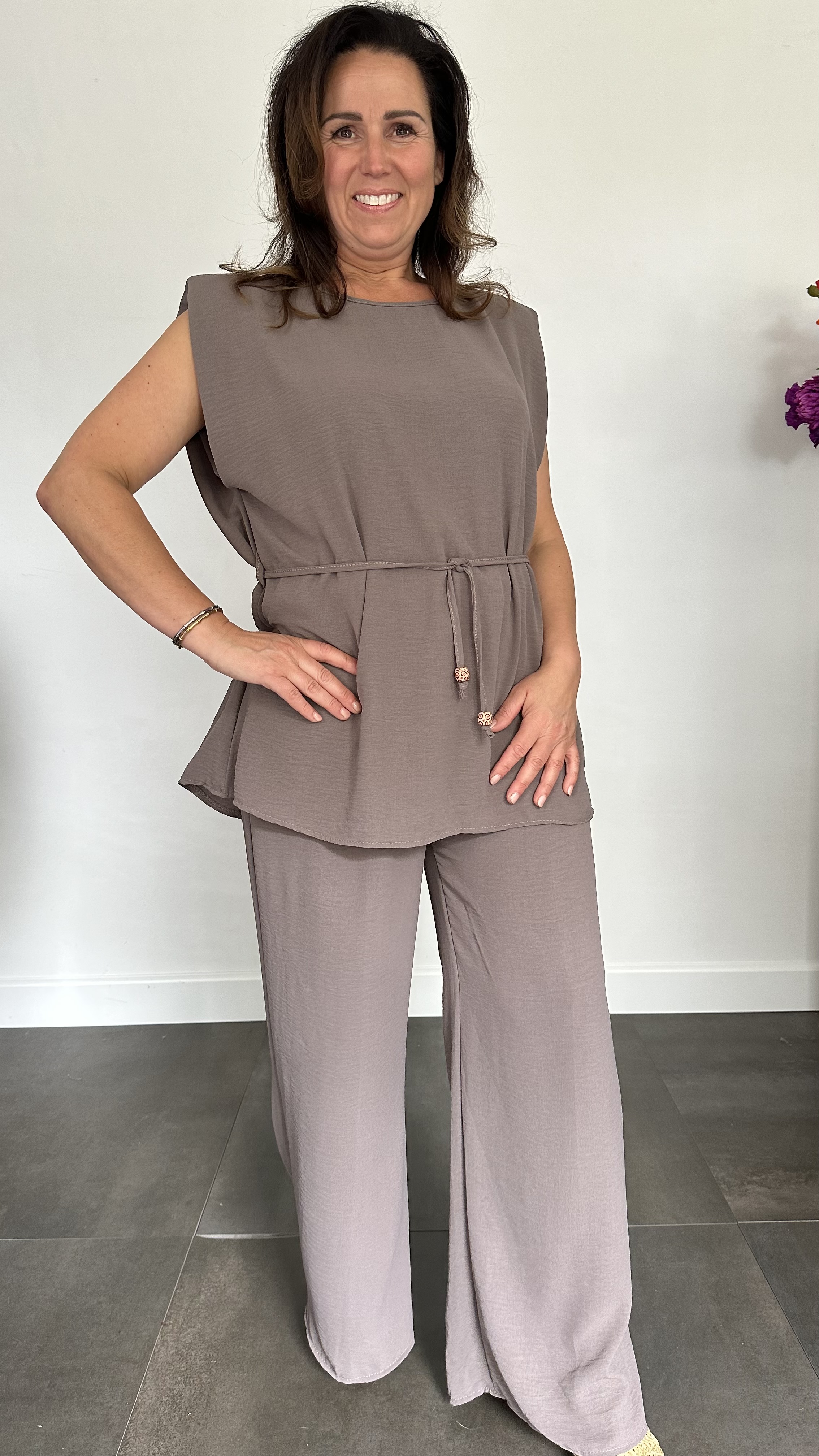 2-Delig pak Avalon taupe
