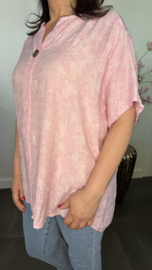 Blouse Silvi flowers Roze