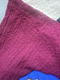 Crinkle palazzo broek Bordeaux