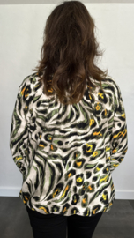 Ballon shirt met elastiek Loes (+size)