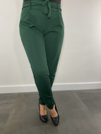 Broek met strik groen