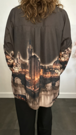 Blouse Bella Donker Bruin