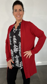 Vest Kiki donker rood