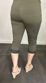 Comfy CAPRI joggjeans donker army