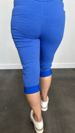 Comfy CAPRI joggjeans kobalt blauw