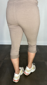 Comfy CAPRI joggjeans taupe
