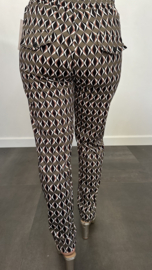 Travel broek diamant army