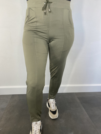 Travel broek met koord army