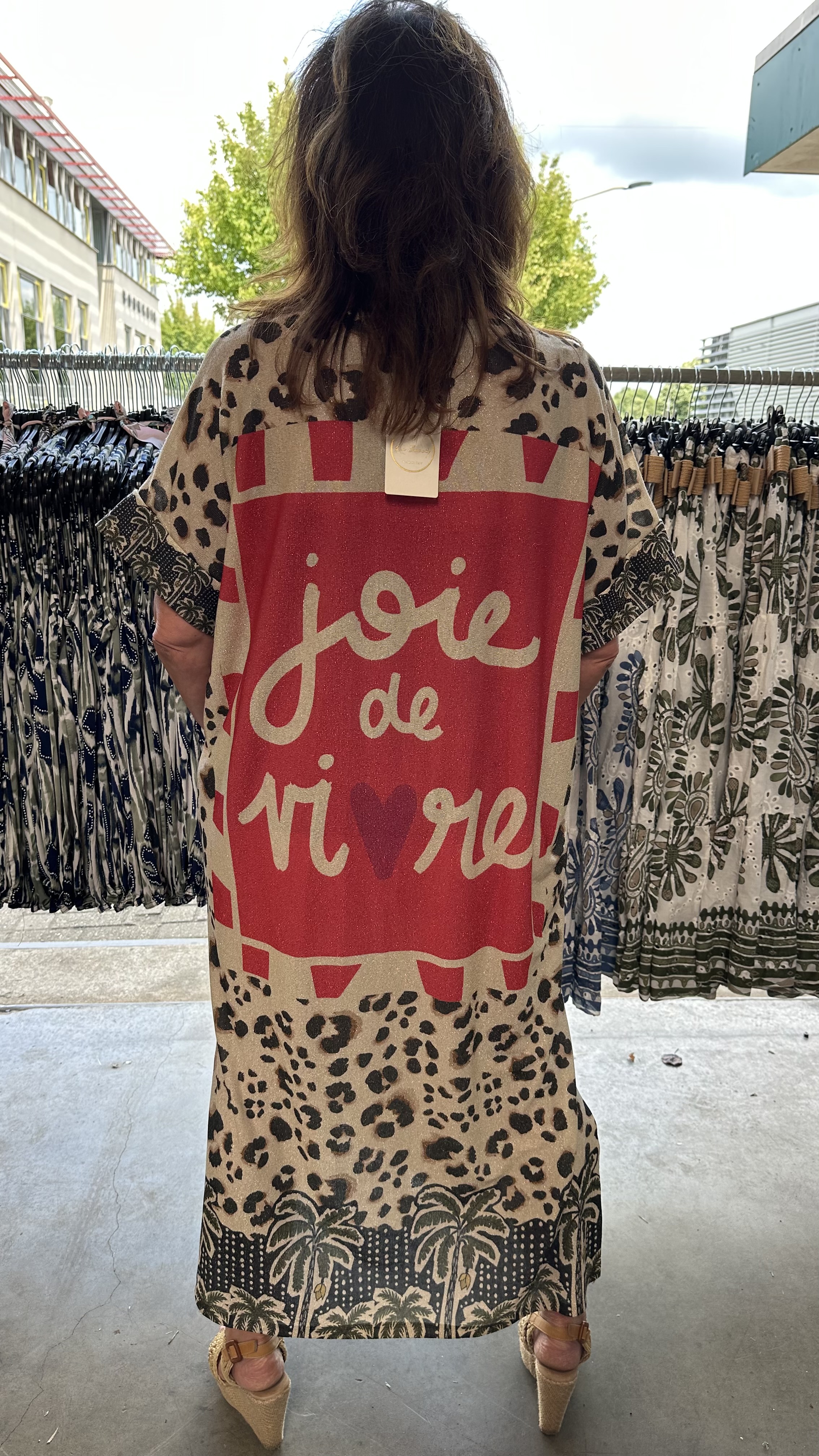 Jurk Inez panter/bloemen +SIZE