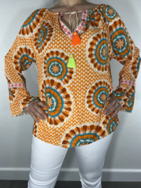 Ibiza blouse M&G oranje