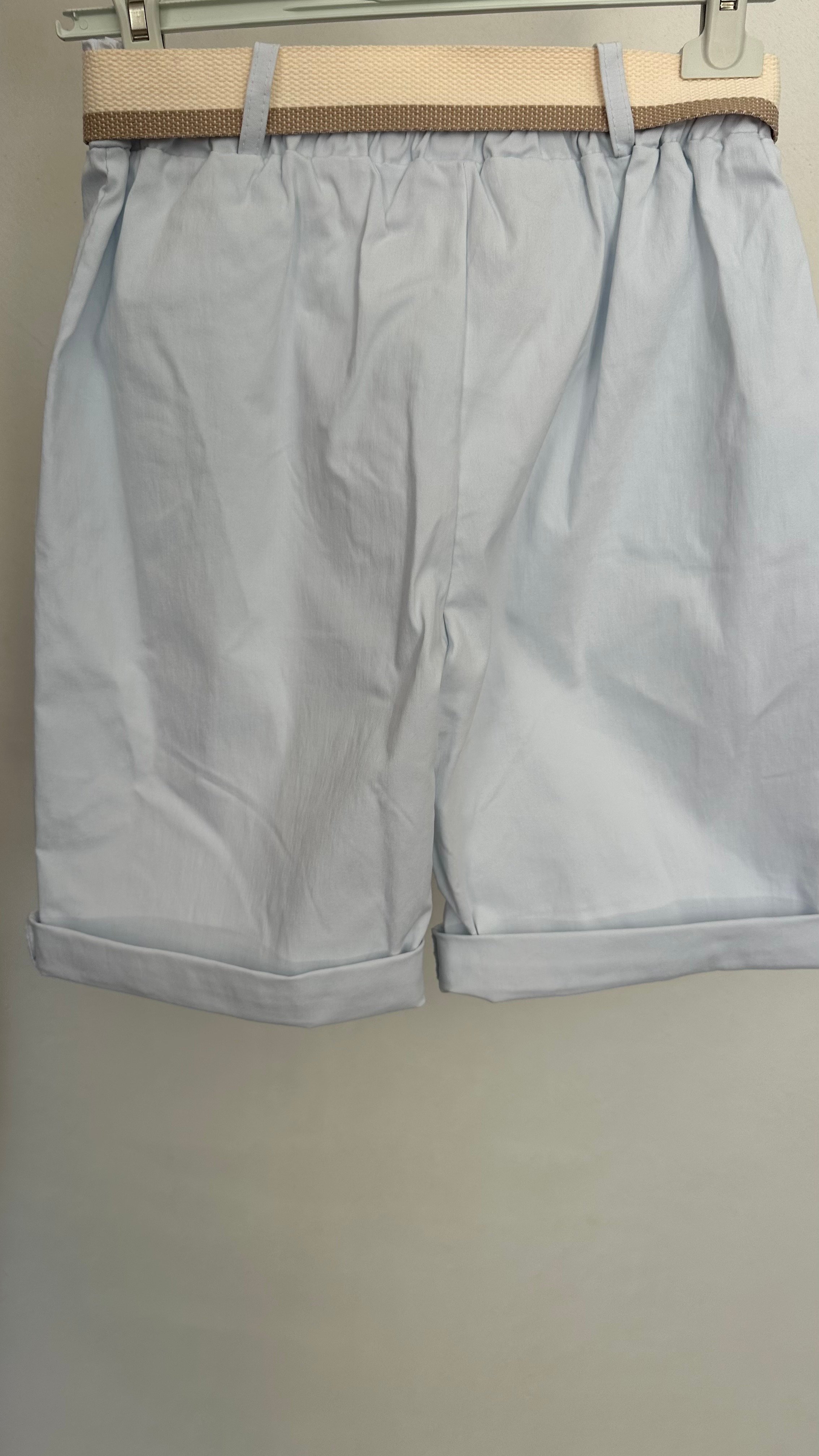 Bermuda stretch broek wit