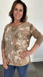 T-shirt panter love camel