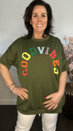 Sweatshirts Good vibes Army