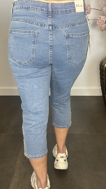 Capri stretch Jeans met glitter
