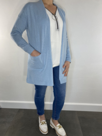Vest Viki  kort licht blauw