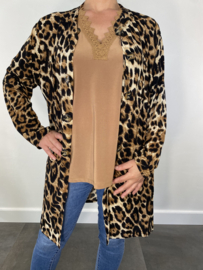 Top met kant diana camel