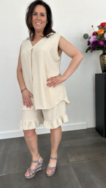 2-Delig pak Valentina +SIZE beige/zand
