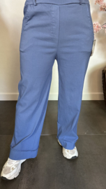 Highwaist WIDE LEG jogger Jeans blauw