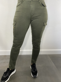 Worker jeans Miss RJ groen SALE