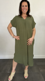 Jurk Maya +Size army