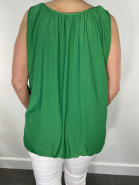 Ballon top travel groen +size