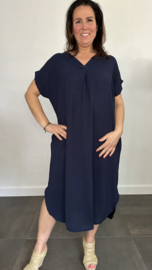 Jurk Maya +Size marine