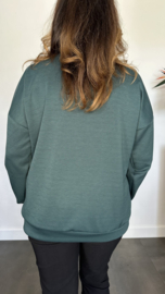 Sweater Soho flessen groen