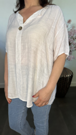 Blouse Silvi flowers Wit