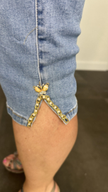 Capri stretch jeans G-Smack vlinder