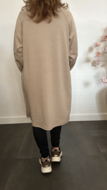 Jurk/ tuniek 2d print NY Taupe