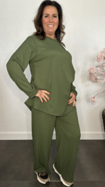 Crinkle pak met Gesp Army