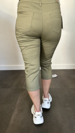 Capri stretch broek B.S. army