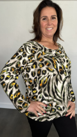 Ballon shirt met elastiek Loes (+size)