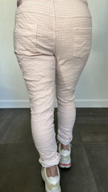 Joggjeans jacquard Bibi roze