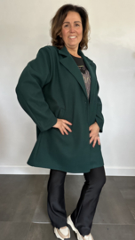 Mantel Gina Flessen groen