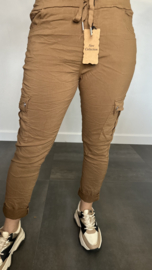 Cargo joggjeans cognac