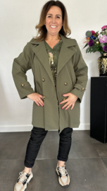 Trenchcoat gevoerd army
