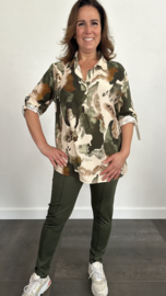 Travel broek army