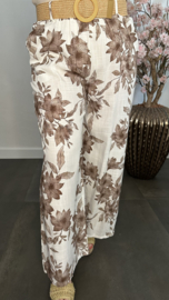 Palazzo broek Marjolein Taupe