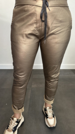 Joggjeans Leatherlook coating gold