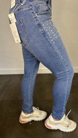 G-smack Jeans HIGH WAIST diamond & pearls