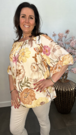 Blouse Fleur gebloemd Geel
