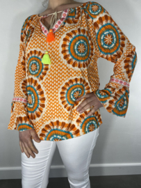 Ibiza blouse M&G oranje
