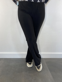 Flared pants zwart