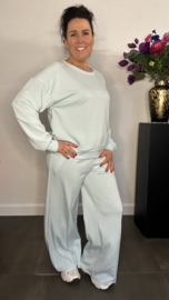 Comfy pak Fenna met Glitter icy mint
